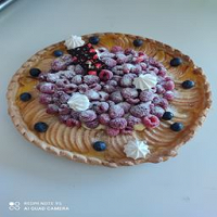 Tarte pomme / framboise 8p